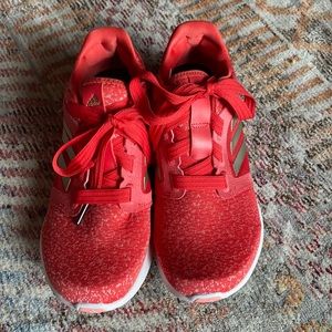 Adidas Edge Lux 3 // size 7.5 // red & metallic